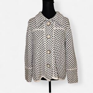 Habitat Black and Cream Sweater